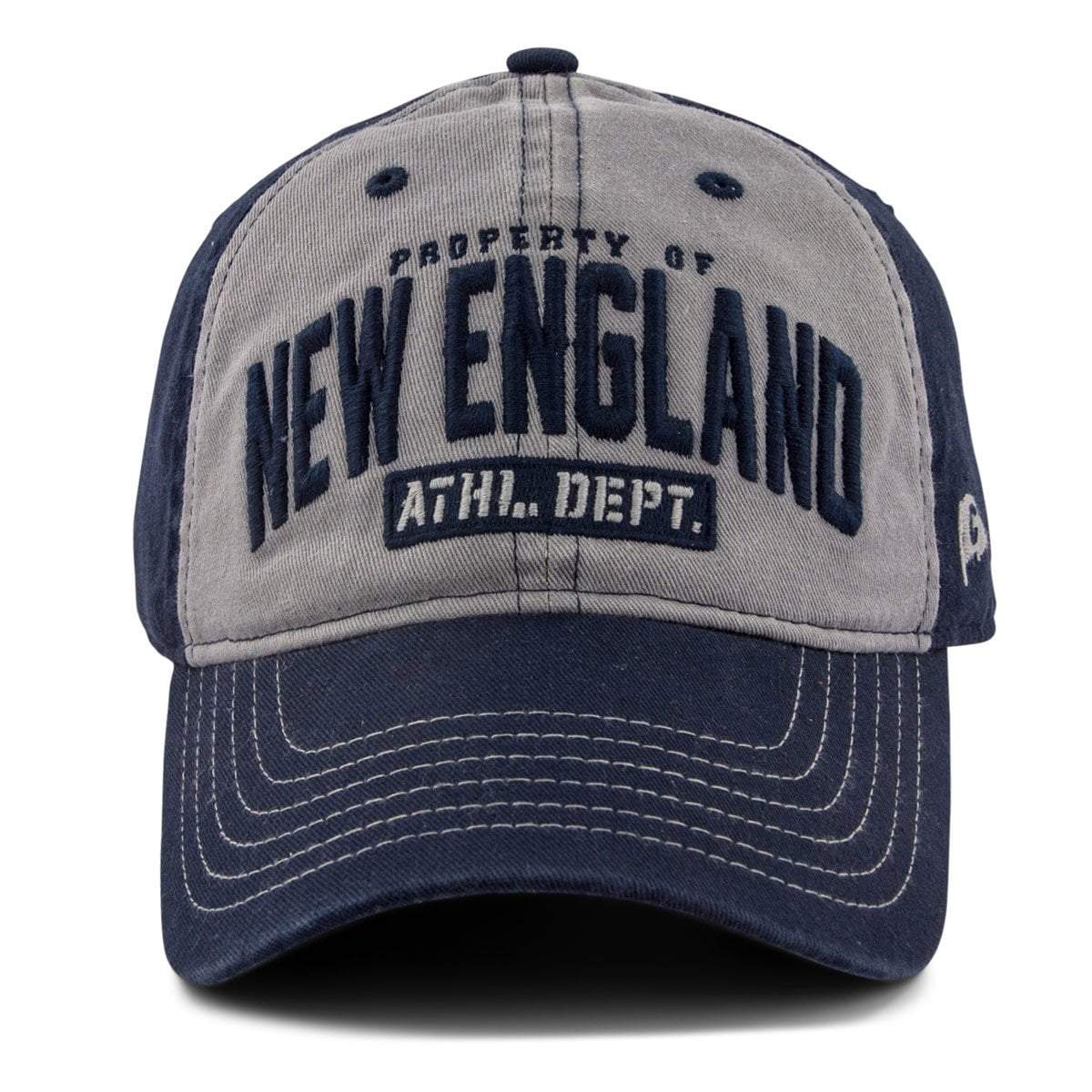 Property of New England "Varsity" Adjustable Hat - Navy - Chowdaheadz