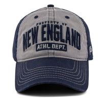 Property of New England "Varsity" Adjustable Hat - Navy - Chowdaheadz
