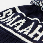 Wicked Smaaht Old School Knit Winter Hat - Navy - Chowdaheadz