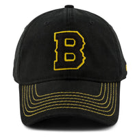 Boston B Black & Gold "Old Timah" Adjustable Hat - Black - Chowdaheadz