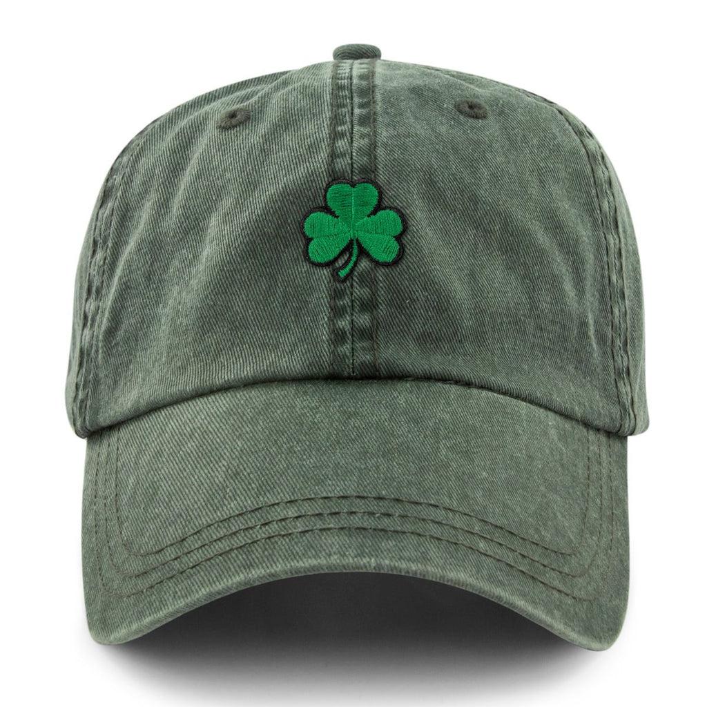 Mini Shamrock Washed Dad Hat - Chowdaheadz