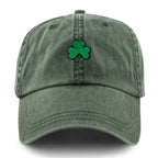 Mini Shamrock Washed Dad Hat - Chowdaheadz