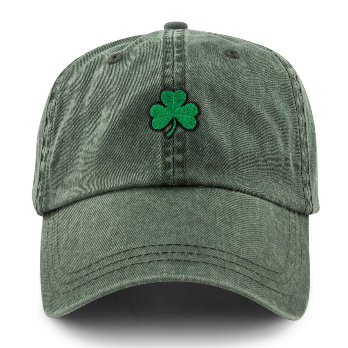 Mini Shamrock Washed Dad Hat - Chowdaheadz