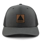 Fenway Leather Patch Classic Snapback Trucker - Chowdaheadz