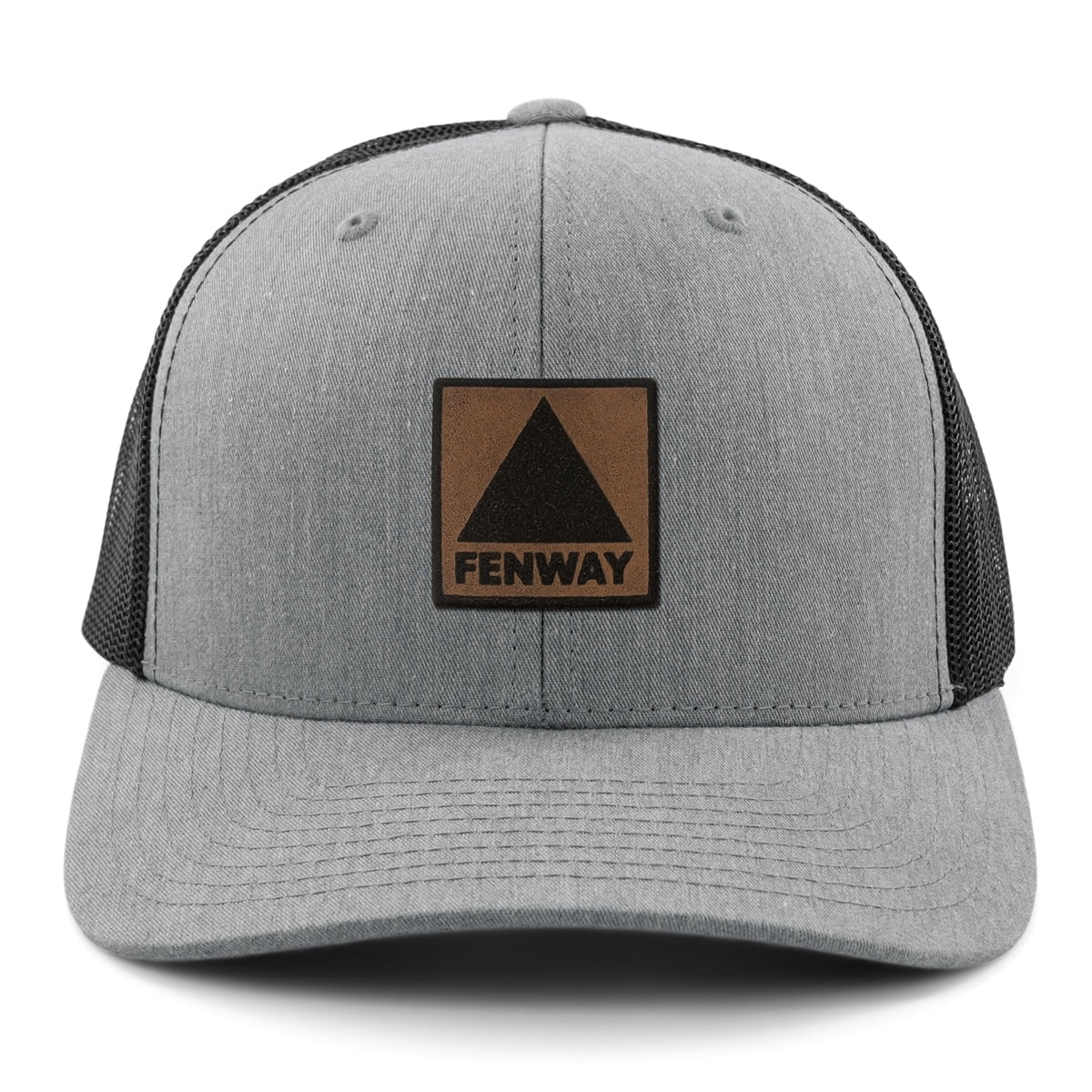 Fenway Leather Patch Classic Snapback Trucker - Chowdaheadz