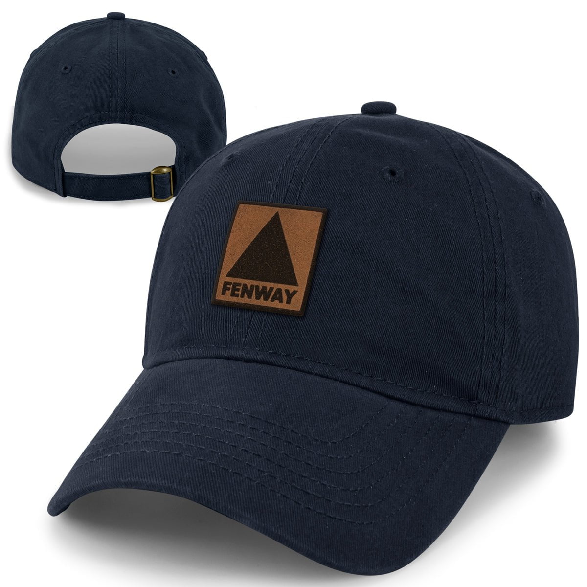 Fenway Leather Patch Dad Hat - Chowdaheadz