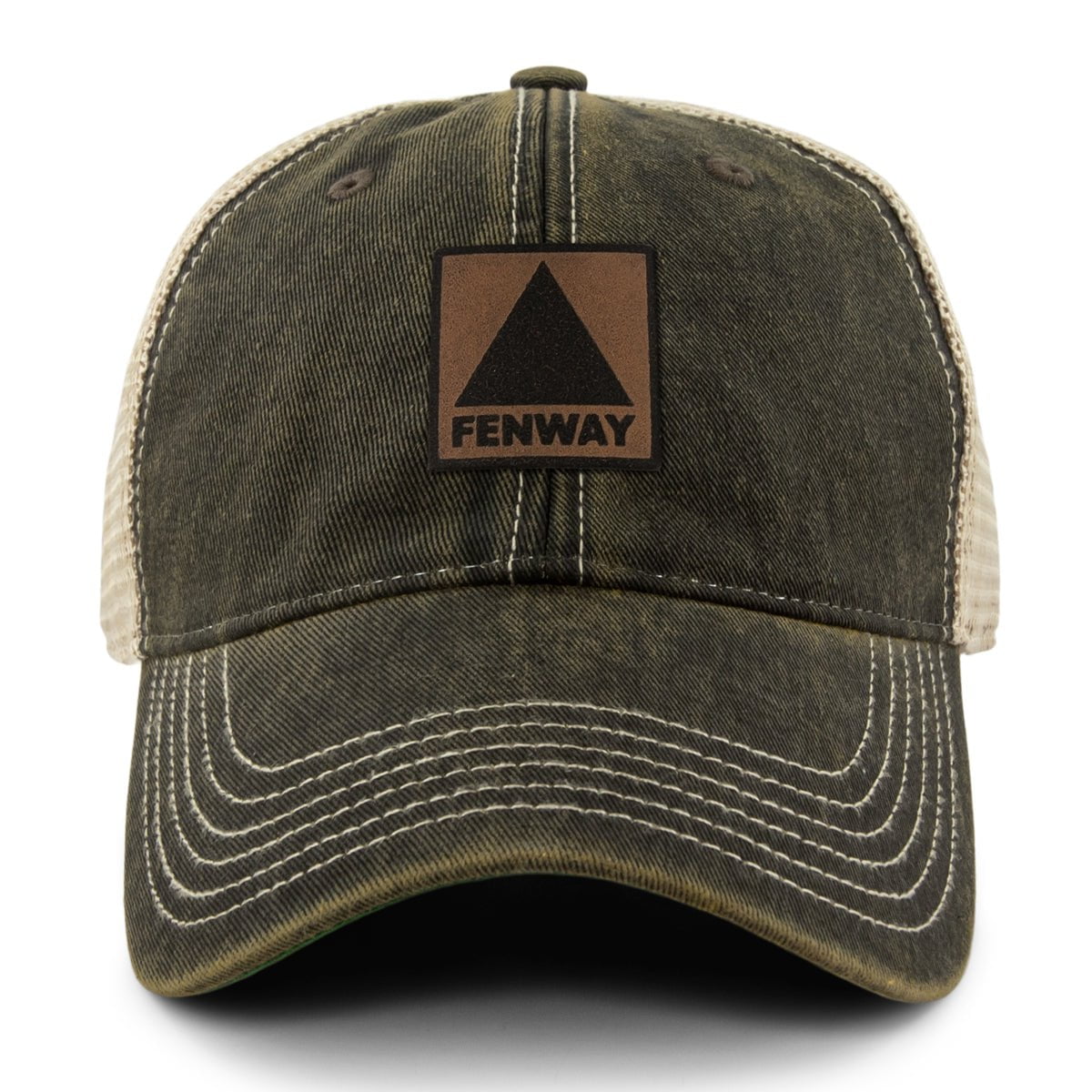 Fenway Leather Patch Dirty Water Trucker - Chowdaheadz