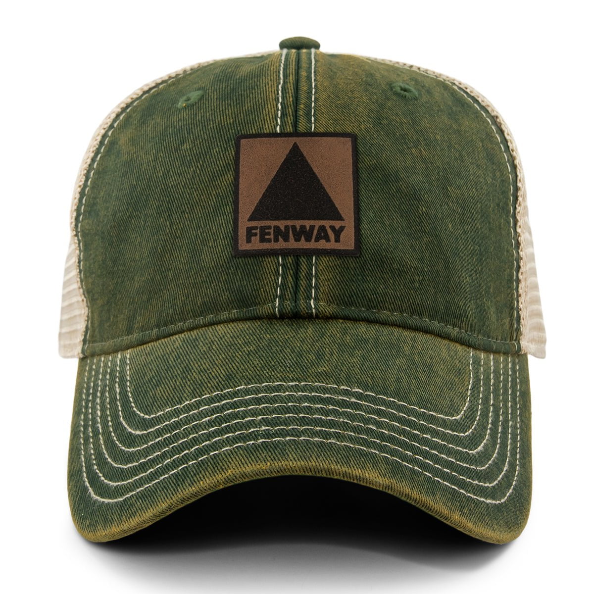 Fenway Leather Patch Dirty Water Trucker - Chowdaheadz