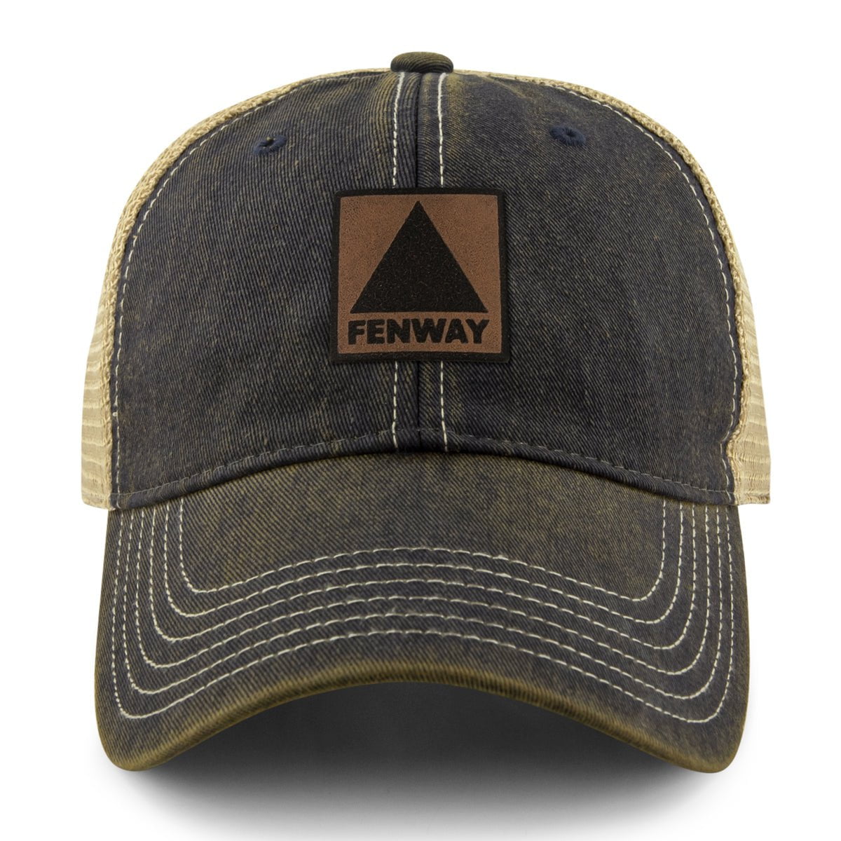 Fenway Leather Patch Dirty Water Trucker - Chowdaheadz