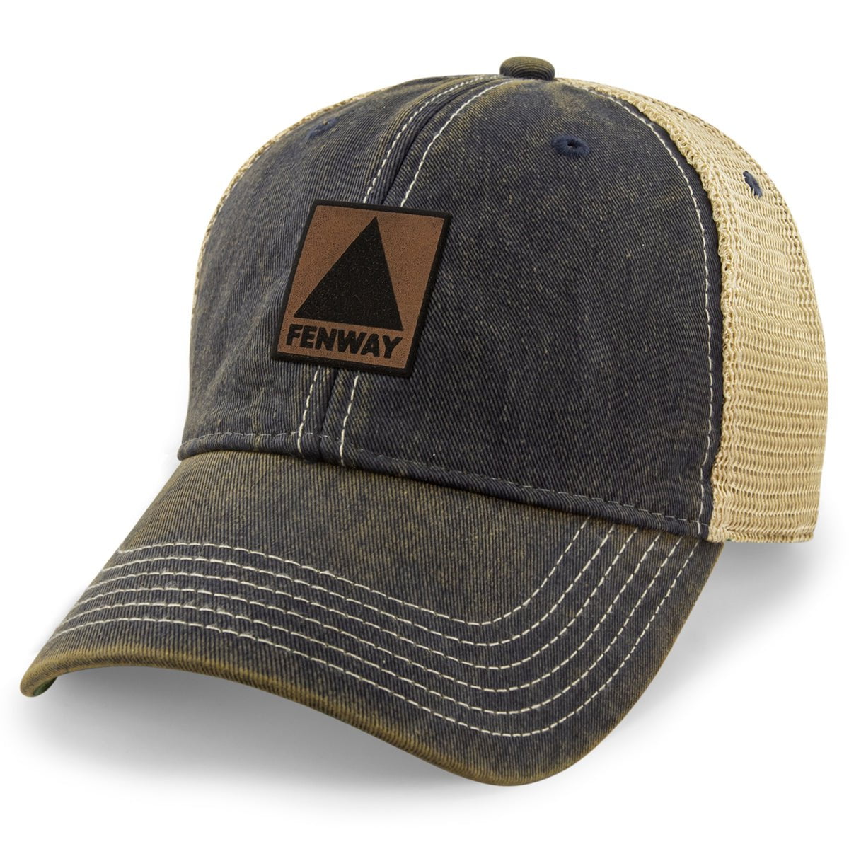 Fenway Leather Patch Dirty Water Trucker - Chowdaheadz