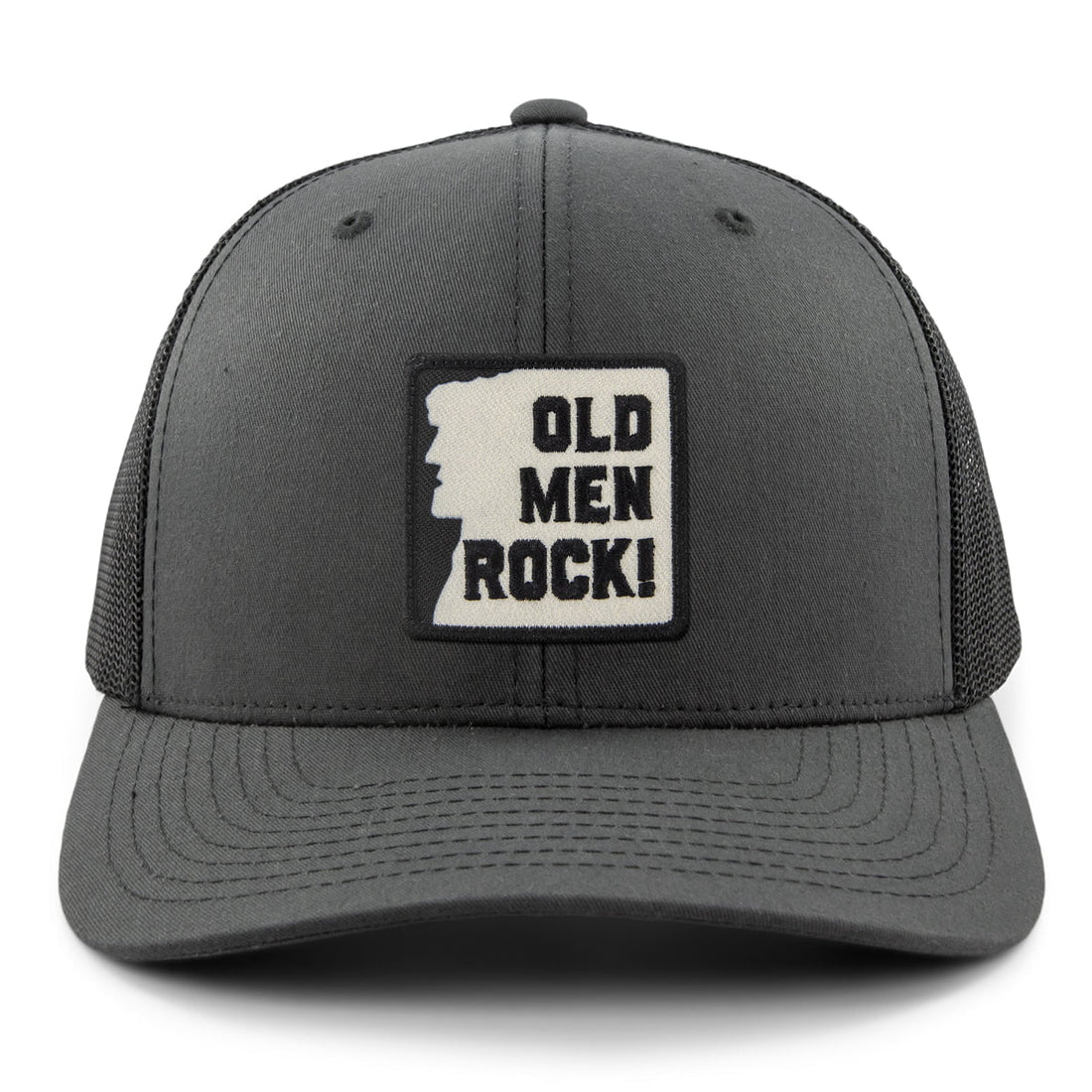 Old Men Rock Patch Classic Snapback Trucker - Chowdaheadz