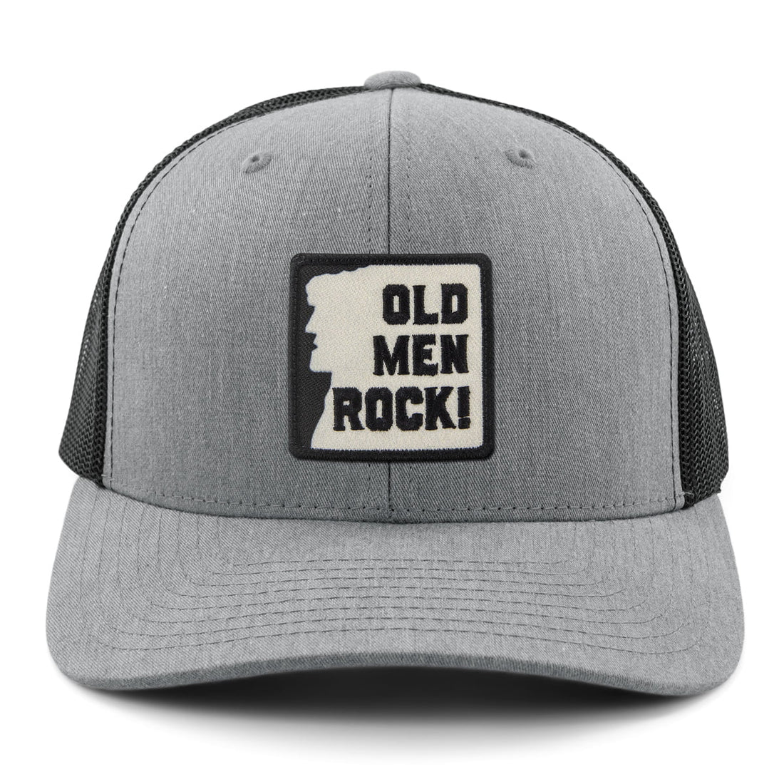 Old Men Rock Patch Classic Snapback Trucker - Chowdaheadz