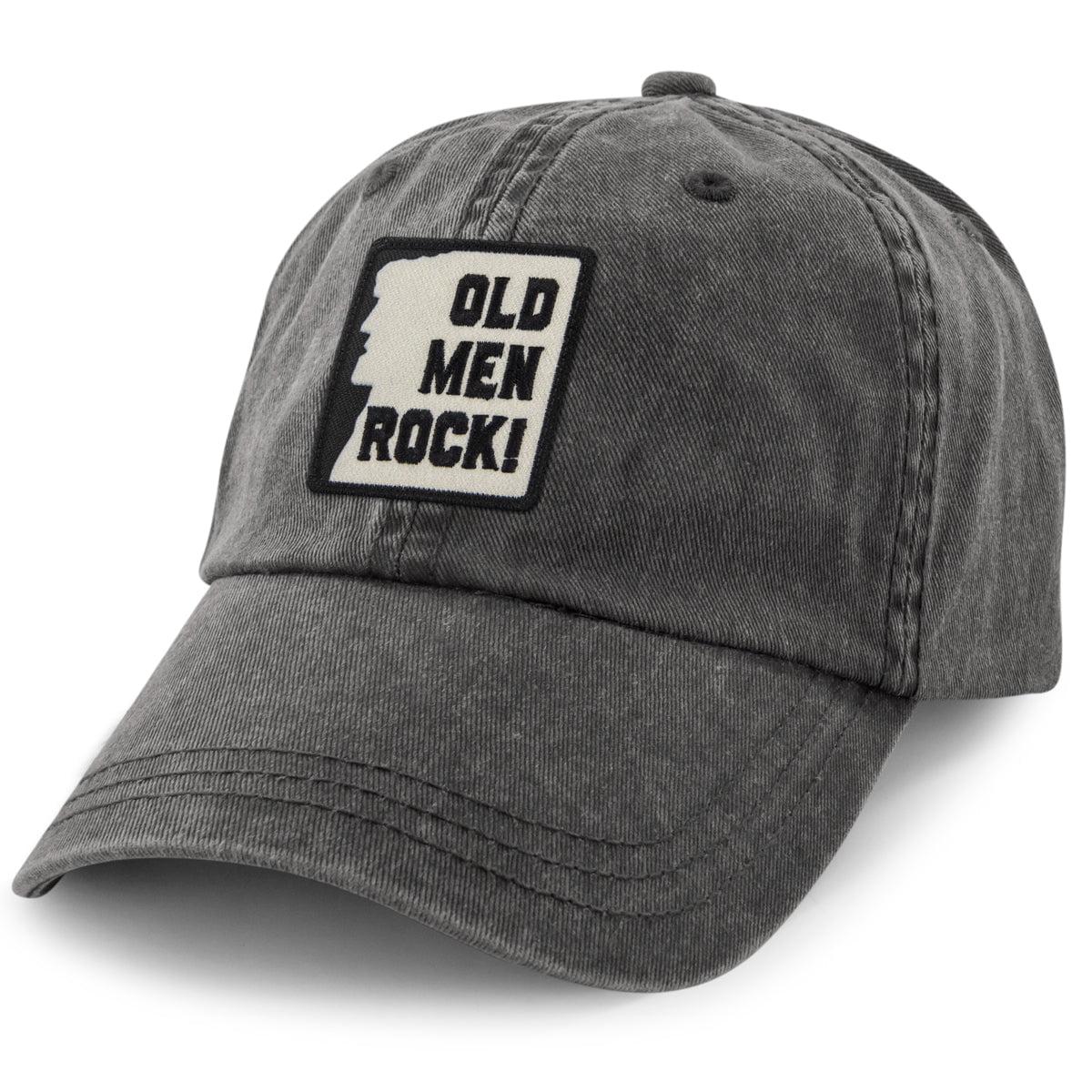 Old Men Rock Washed Dad Hat - Chowdaheadz