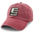 Old Men Rock Washed Dad Hat - Chowdaheadz