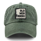 Old Men Rock Washed Dad Hat - Chowdaheadz