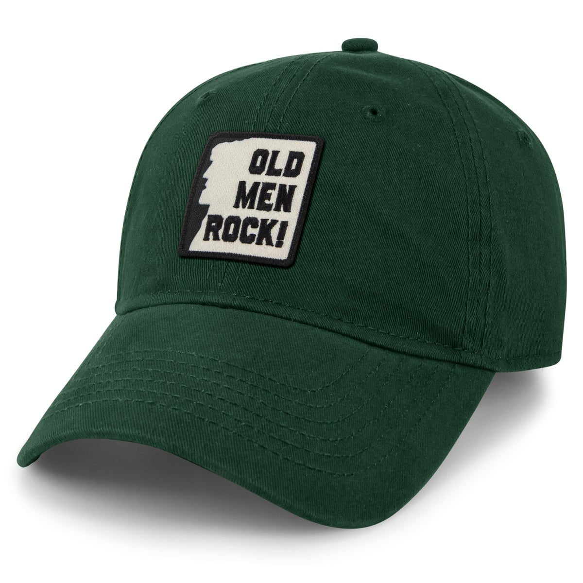 Old Men Rock Patch Dad Hat - Chowdaheadz