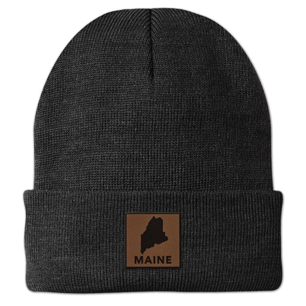 Maine Leather Patch Cuff Knit - Chowdaheadz