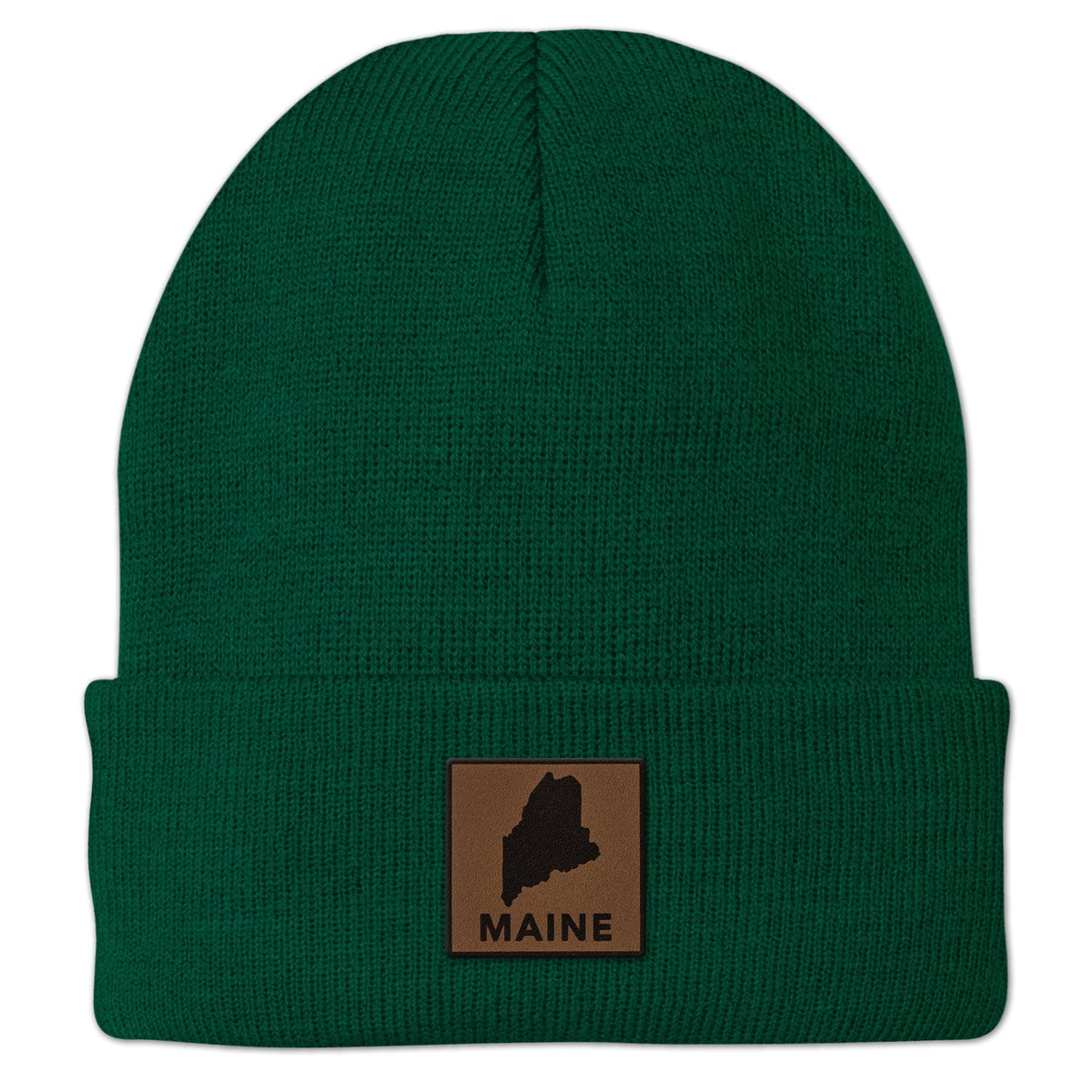 Maine Leather Patch Cuff Knit - Chowdaheadz