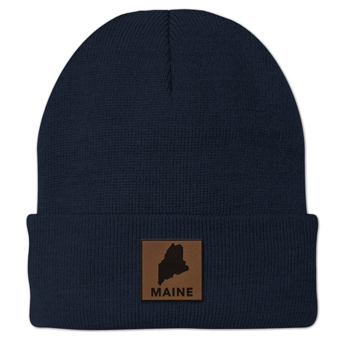 Maine Leather Patch Cuff Knit - Chowdaheadz