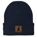 Live Free New Hampshire Leather Patch Cuff Knit - Chowdaheadz