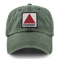 Fenway Printed Patch Washed Dad Hat - Chowdaheadz
