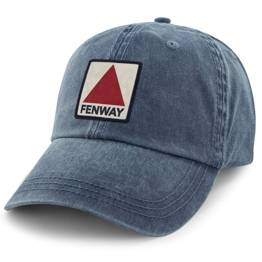 Fenway Printed Patch Washed Dad Hat — main product view in Navy
