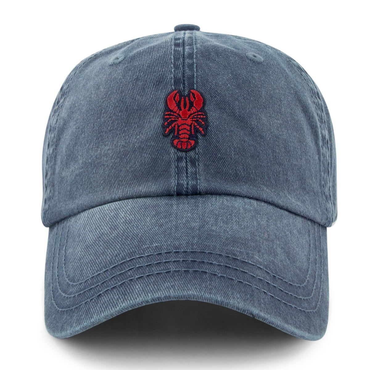 Mini Lobster Washed Dad Hat - Chowdaheadz