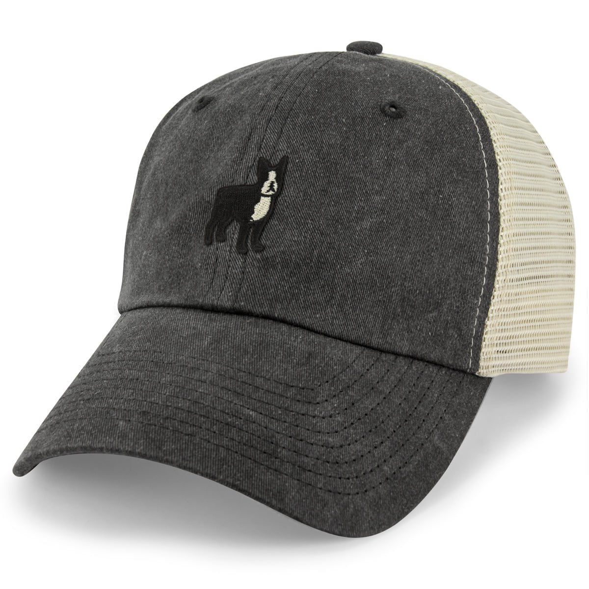 Boston Terrier Relaxed Trucker - Chowdaheadz