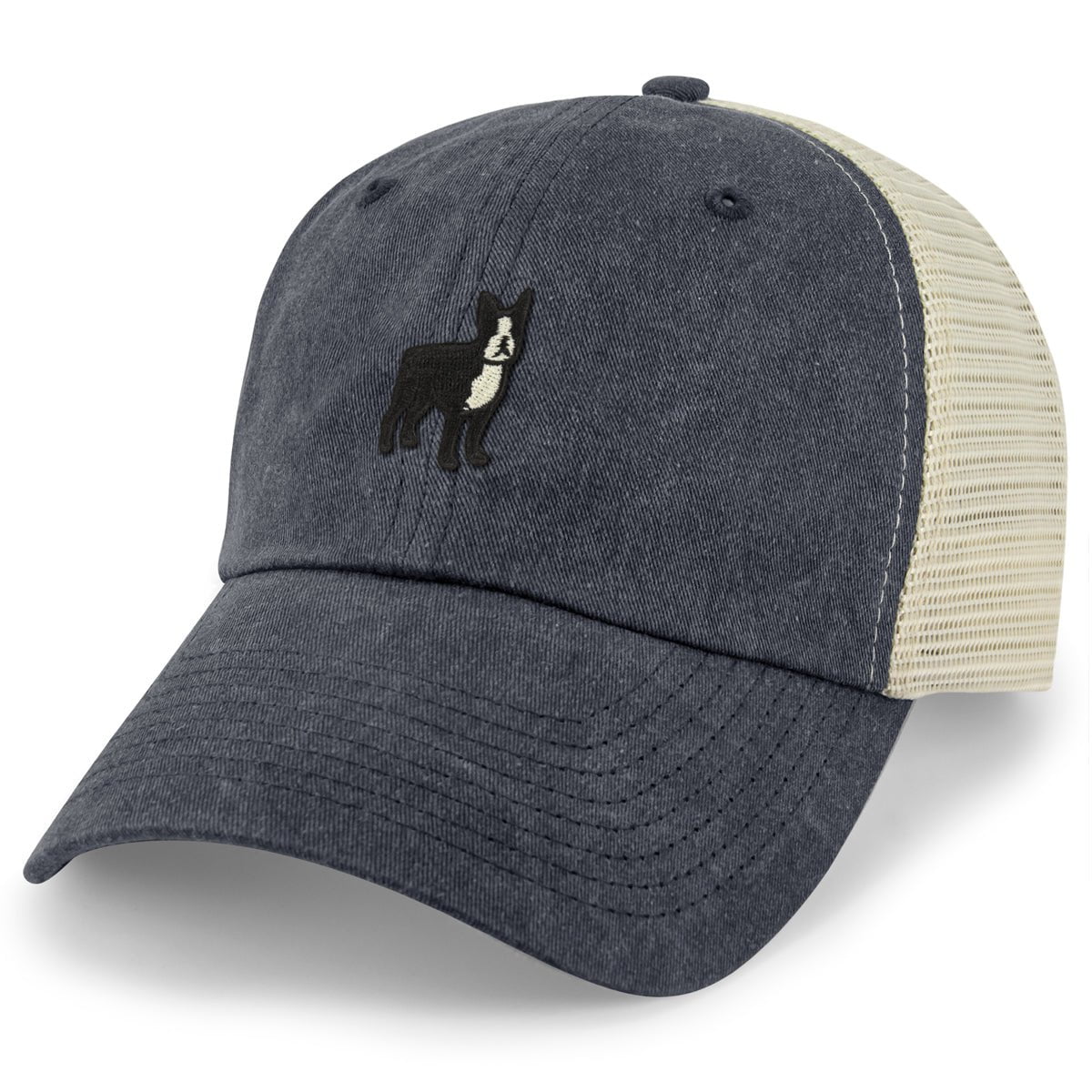 Boston Terrier Relaxed Trucker - Chowdaheadz