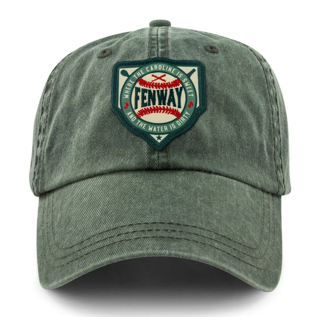 Fenway Sweet & Dirty Patch Washed Dad Hat — front view