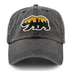 Boston Bear Skyline Patch Washed Dad Hat - Chowdaheadz