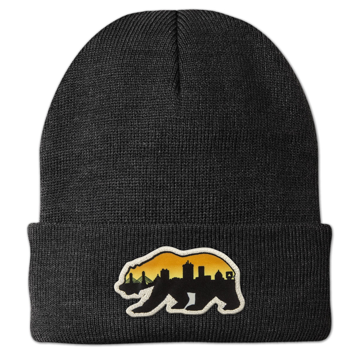 Boston Bear Skyline Patch Cuff Knit - Chowdaheadz
