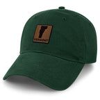 Vermont Leather Patch Dad Hat - Chowdaheadz