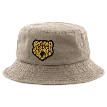 Boston Black & Gold Bear Bucket Hat - Chowdaheadz