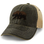 Boston Bear Skyline Leather Patch Dirty Water Trucker - Chowdaheadz