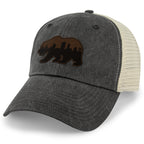 Boston Bear Skyline Leather Patch Relaxed Trucker - Chowdaheadz