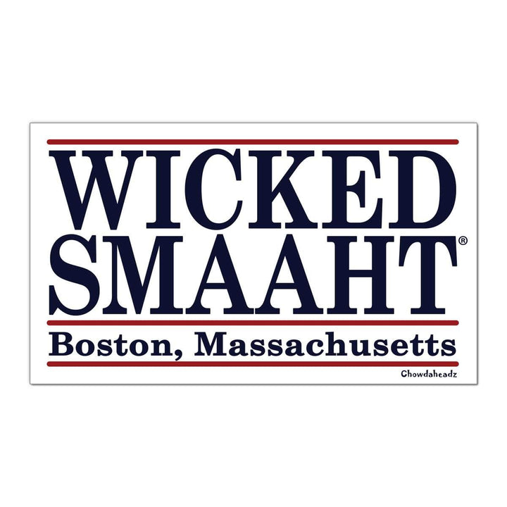Wicked Smaaht Sticker - Chowdaheadz