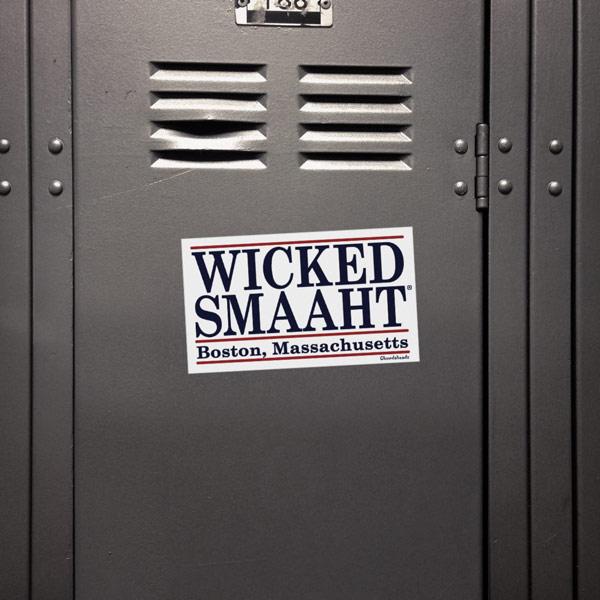 Wicked Smaaht Sticker - Chowdaheadz