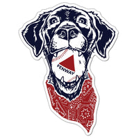 Fenway Dog Sticker - Chowdaheadz