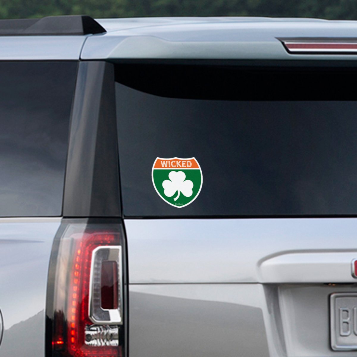 Wicked Irish Highway Sign Sticker - Chowdaheadz