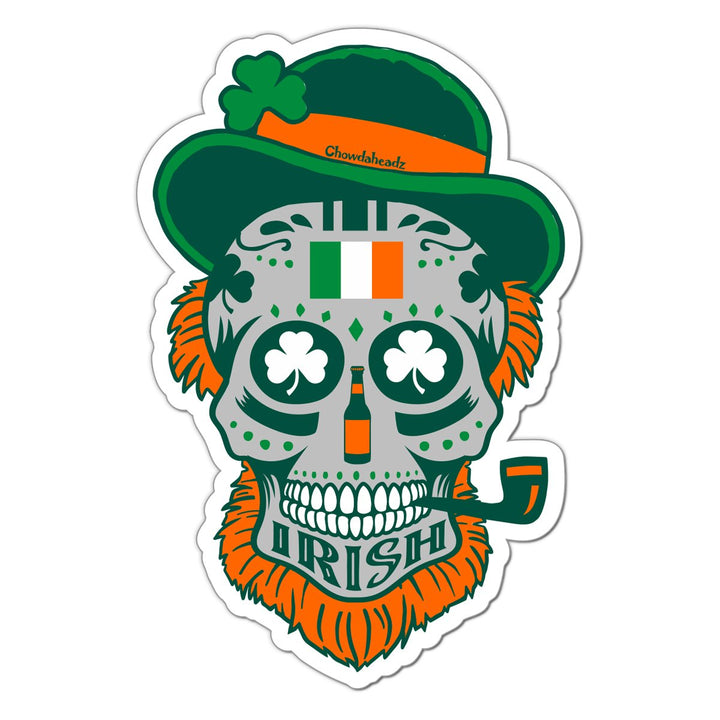 Irish Dead Head Sticker - Chowdaheadz