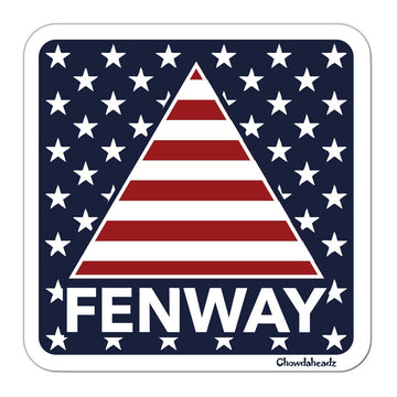 Fenway Stars & Stripes Sticker - Chowdaheadz