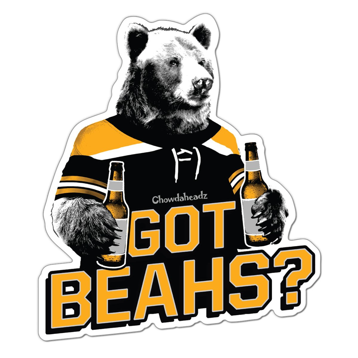 Got Beahs? Sticker - Chowdaheadz