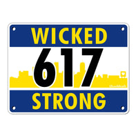 Wicked Strong Runners Bib Sticker - Chowdaheadz