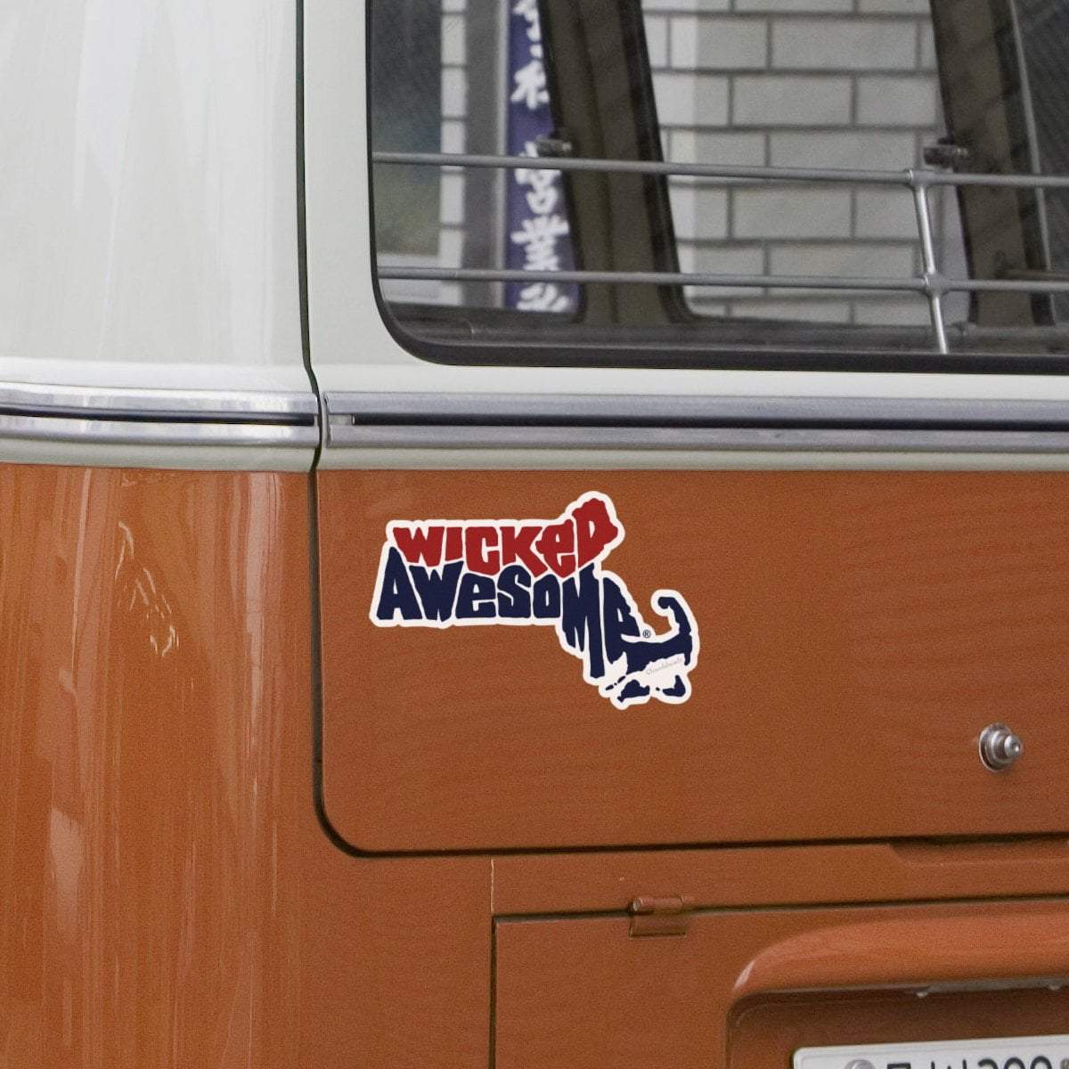 Wicked Awesome Massachusetts Sticker - Chowdaheadz