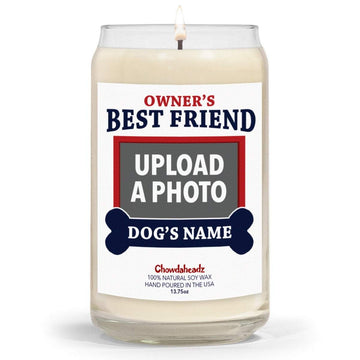 Custom Best Friend Dog 13.75oz Candle - Chowdaheadz