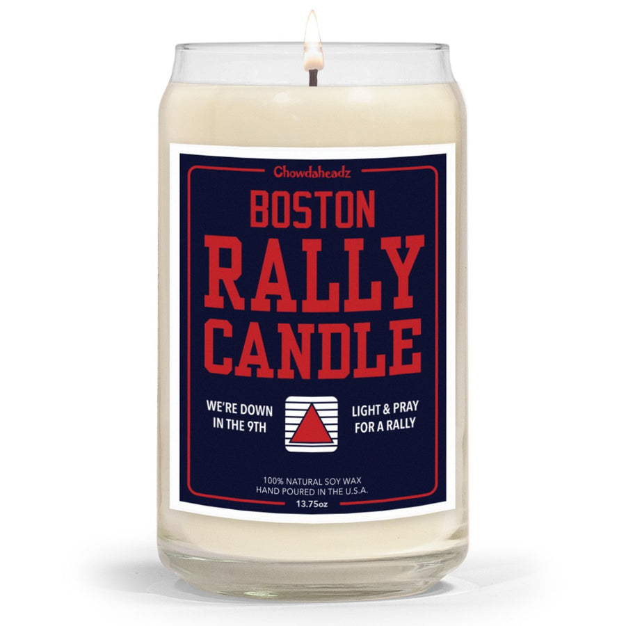 Boston Baseball Rally Candle - 13.75oz - Chowdaheadz