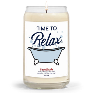 Time To Relax 13.75oz Candle - Chowdaheadz