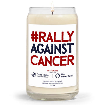 Jimmy Fund Hashtag Rally Against Cancer Candle - 13.75oz - Chowdaheadz
