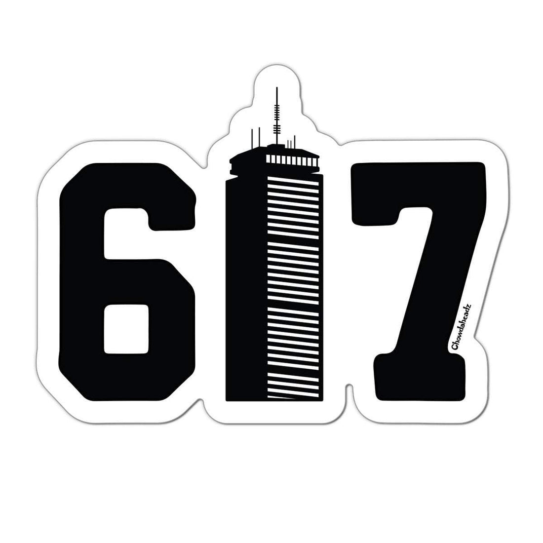 617 Skyscraper Sticker - Chowdaheadz